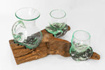 Hand blown carafe & glasses