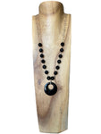 Black Onyx, Sterling Silver Necklace