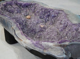 Large Amethyst Geode Table