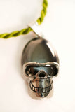 Skull neackles with green string