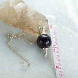 Crystal Pendulum, Gemstone Pendulum, Lapis Pendulum, Rose Quartz Pendulum, Amethyst Pendulum