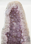 Pink Amethyst Cathedral with rare polished back
