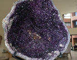 Large Amethyst Geode PAIR with stands